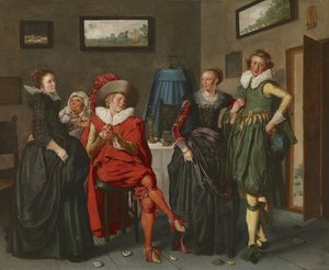 The Jovial Company — Willem Pietersz Buytewech, Baroque