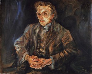 Adolf Loos, Huile Sur Toile, — Oskar Kokoschka