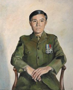 Falklands Portraits Gurkha Sergeant Sanbahder Linbu