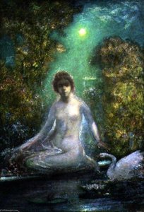 Leda And The Swan — Elliott Daingerfield