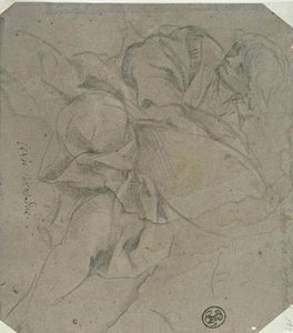 Young Man Sitting, Holding A Vase — Pietro Da Cortona