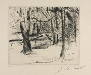 Trees With Sun — Lovis Corinth