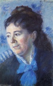 Portrait Of Madame F. Estruc — Camille Pissarro