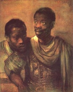 Zwei Schwarze — Rembrandt Van Rijn