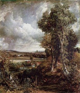 The Vale Of Dedham — John Constable, Romantic Landscape Painting