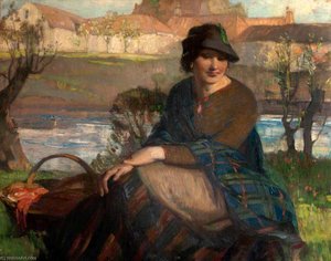 Woman with Basket