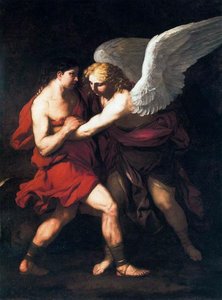 Jacob Wrestling With The Angel — Luca Giordano