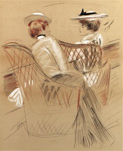 Madame Helleu On The Yacht Etoile 1 — Paul César Helleu