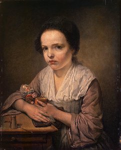 Girl With A Dol — Jean-baptiste Greuze