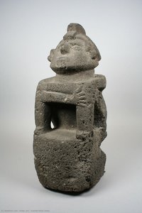 Seated Male Deity — Aztec Empire