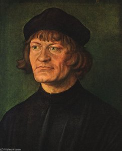 Retrato de un clérigo, 1516, galerie graf czernin, wie