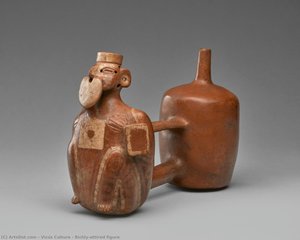 Richly-attired figure