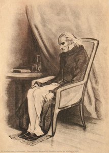 The paralyzed Bonapartist Girondist Noirtier de Villefort in 1838