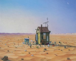 House On The Prairie — Jacek Yerka