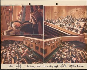 First London Symphony Orchestra Acoustic Test With Ivan Fischer At Barbican Hall. — Peter Bloomfield