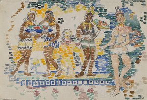 Five Figures — Maurice Brazil Prendergast