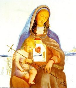 The Madonna And The Mystical Rose — Salvador Dalí, Surrealism