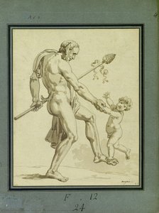 Fauna Dancing With A Child — Charles Meynier