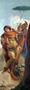 Rinaldo Turning In Shame From The Magic Shield — Giambattista Tiepolo