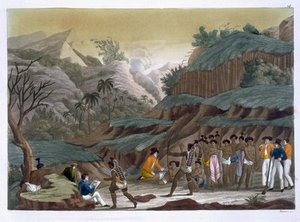 First Meeting Of French Explorers