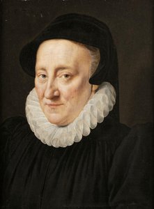 Portrait Of An Elderly Lady — Adriaen Thomasz. Key