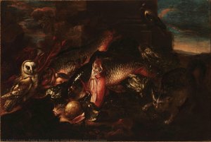 Fish, Living Animals And Vegetables — Felice Boselli, Baroque