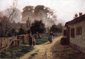 Village Scene — Theodore Clement Steele