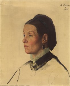 Portrait Of A Woman — Alphonse Legros