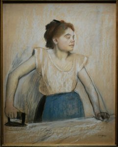 La Repasseuse — Edgar Degas