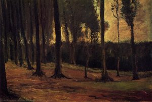 Edge Of A Wood — Vincent Willem Van Gogh, Contemporary Realism