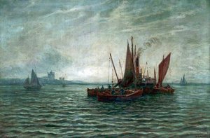 Fishing Boats in an Estuary