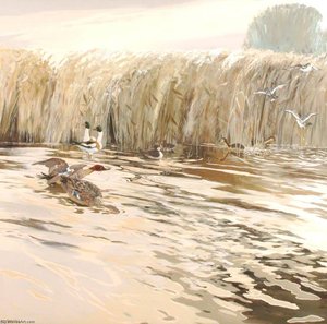 Ducks (triptych, left)
