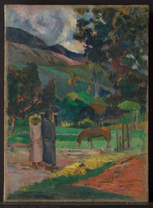 Tahitische Landschaft — Eugène Henri Paul Gauguin, Post-impressionism