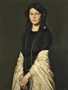 Joyce And A Mantilla Shawl — Howard Somerville