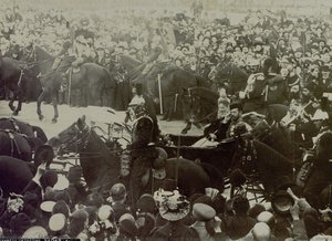 Visit Of Tsar Nicolas Ii And The Tsarina In October 1896: Laying Of The Foundation Stone Of The Pont Alexandre Iii — Gaspard Félix Tournachon