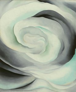 Abstracción Rosa Blanca — Georgia O'keeffe