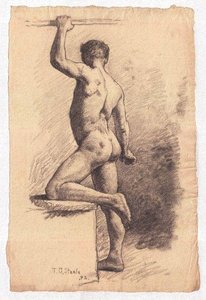 Study Of A Male Nude 7 — Theodore Clement Steele