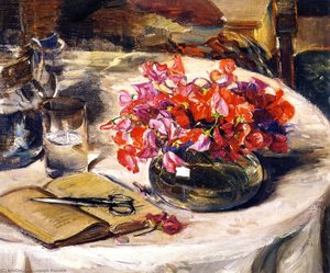 Still Life With Sweet Peas — Joseph Kleitsch