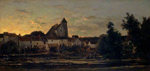 View Of Montigny Sur Loing — Charles-françois Daubigny