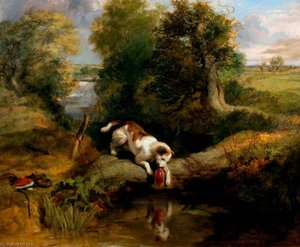 The Dog And The Shadow — Sir Edwin Henry Landseer, Romanticism
