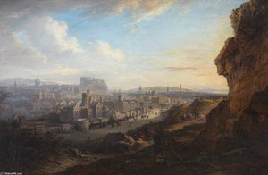 Edinburgh From The Calton Hill — Alexander Nasmyth