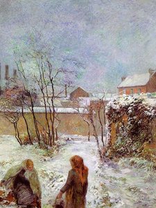 El Jardín Invernal, Rue Carcel — Eugène Henri Paul Gauguin, Post-impressionism