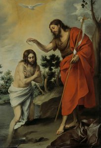 The Baptism Of Christ — Bartolomé Esteban Murillo, Baroque