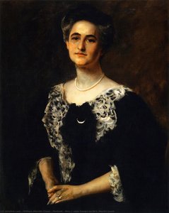 Portrait - Mrs. J (also Known As Mrs. Martin Joost) — William Merritt Chase, American Impressionism