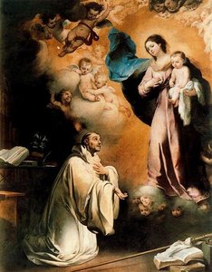 Aparición De La Virgen A San Bernardo — Bartolomé Esteban Murillo