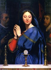Die Jungfrau Der Hostie — Jean-auguste-dominique Ingres