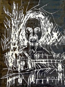 Grated ink: the ghost above the city