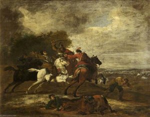 Travellers Attacked By Robbers — Benjamin Barker Ii