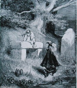 Illustration For 'puss In Boots' By Charles Perrault — Paul Gustave Doré
