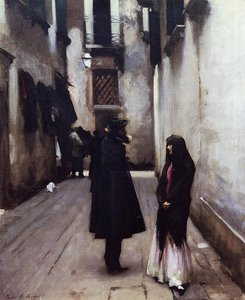 Venetian Street — John Singer Sargent